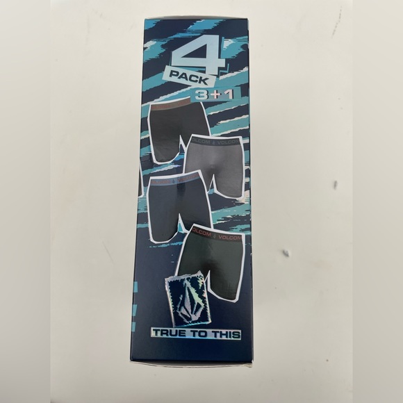 Volcom Men's Performance Poly Spandex Boxer Briefs 3 Pack Underwear Size L 36-38 - Picture 2 of 3